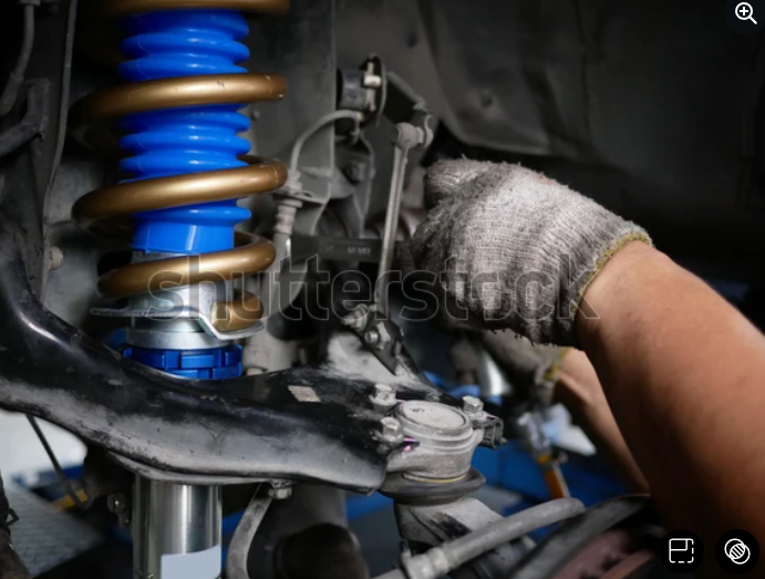 Vehicle being serviced at Bournemouth Autocentre